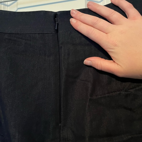 Talbots Dark Denim Pencil Skirt Size 14 - Picture 6 of 11